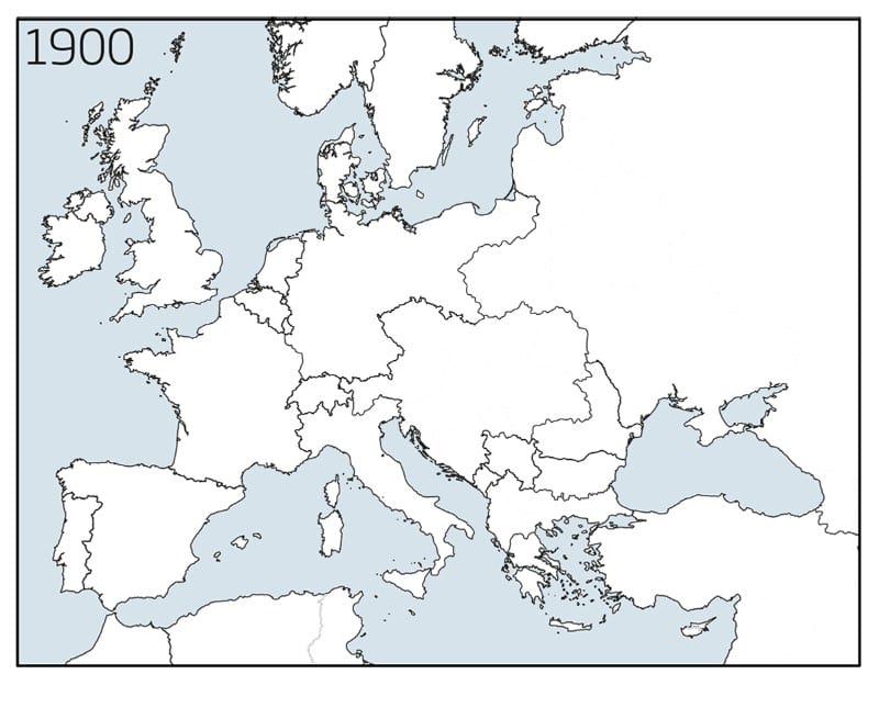 أوربا عام 1900