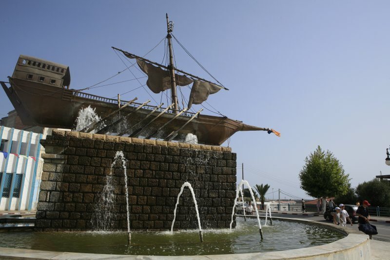 نصب تذكاري في جيجل سفينة بابا عروج بمدينة جيجل.