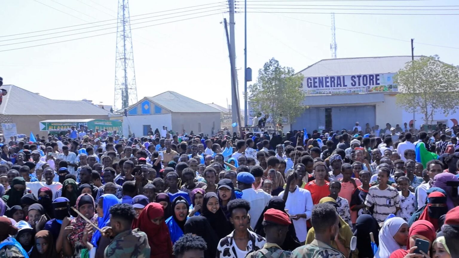 احتجاجات شعبية في الصومال